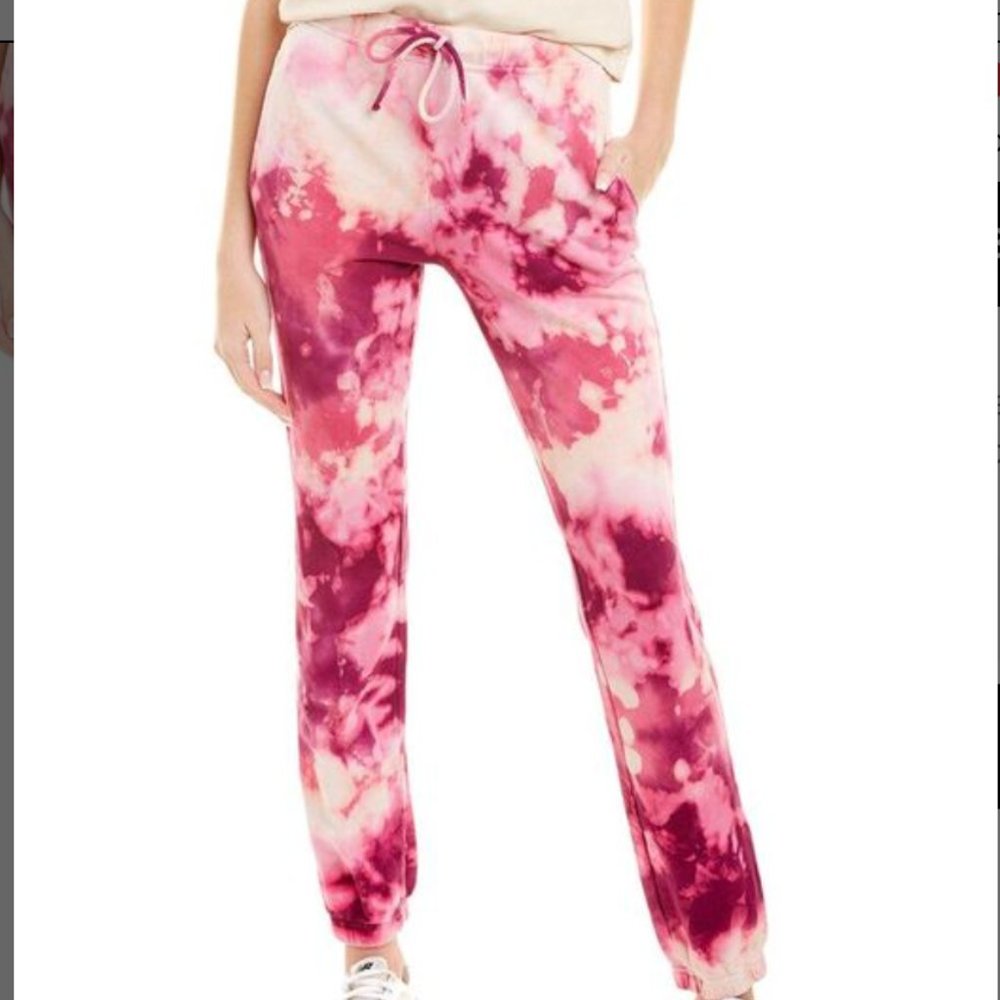 COTTON CITIZEN NWOT Pink Tie Dye Milan Jogger XS
